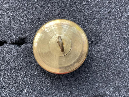 D.C.L.I large 26mm gilded brass button