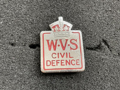 Gradia Militaria -  WW2 W.V.S Civil Defence lape/hat badge