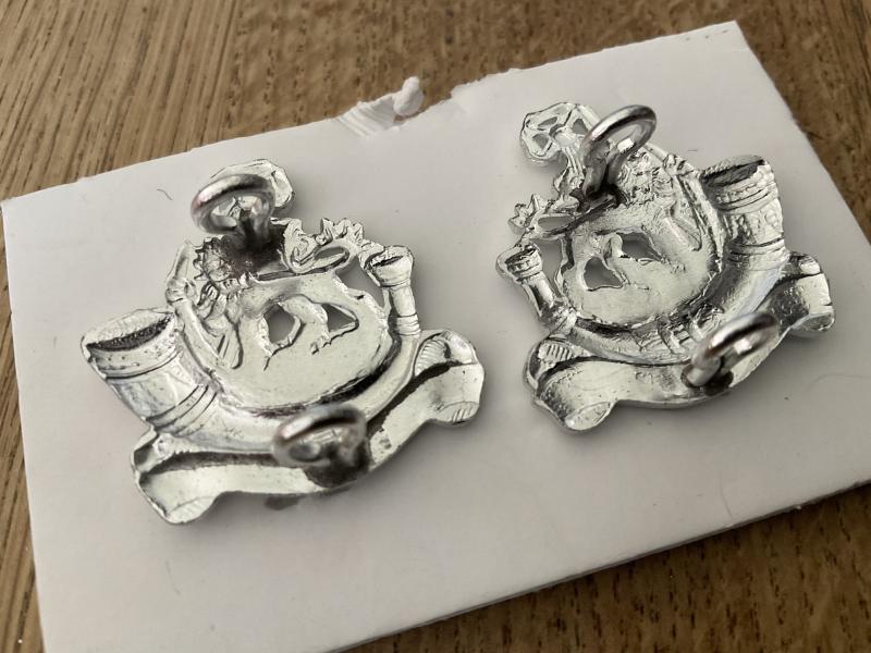 Rhodesian light infantry anodised collar badges