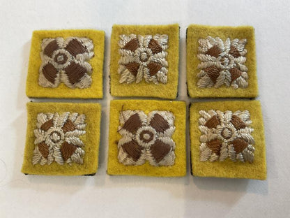 Gradia Militaria -  WW2 Armoured Regiments officers cloth rank pips