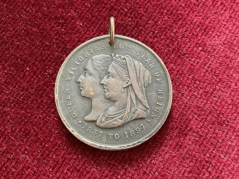 1897 Australias Diamond Jubilee celebration medallion