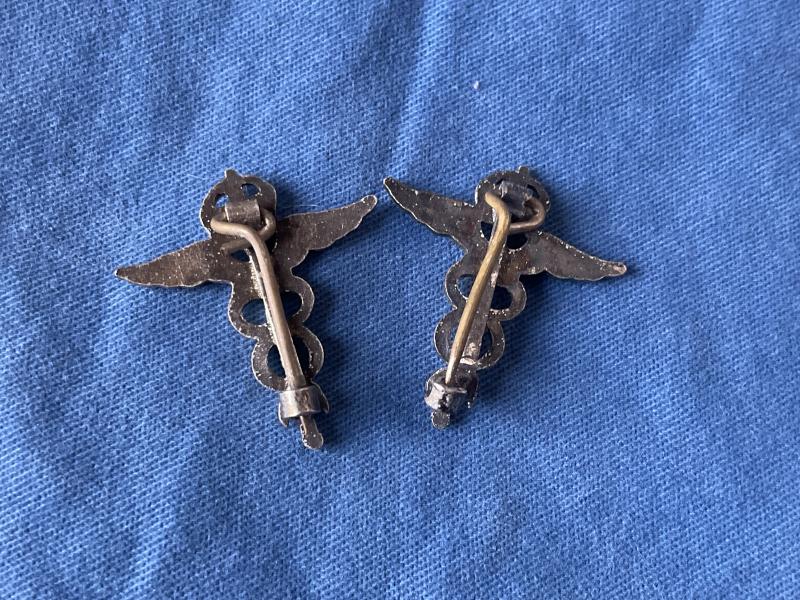 WW2 R.A.F Medical Officers No1 dress, silver gilt collars