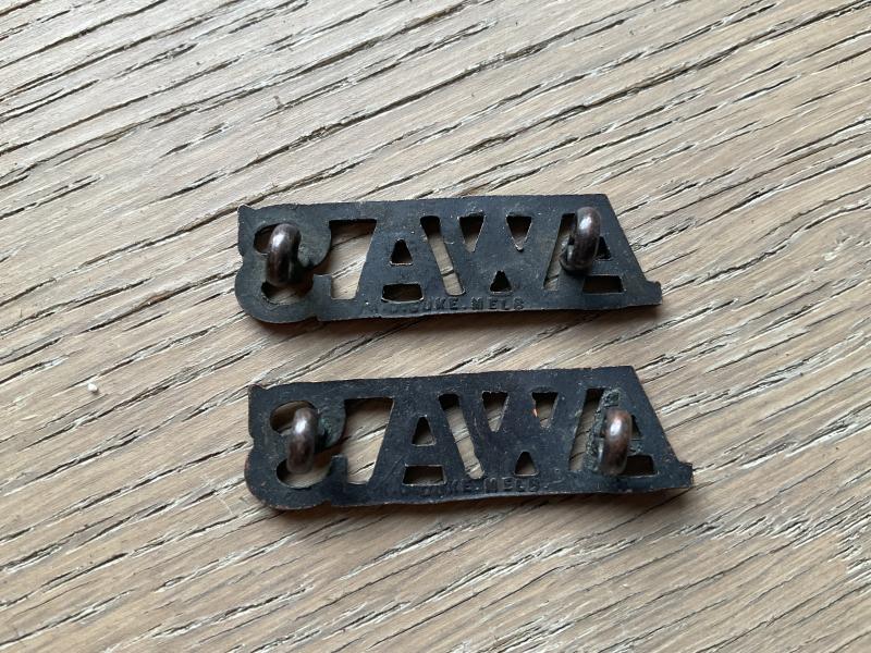 WW2 A.W.A.S (Australian Womens Army Service) titles