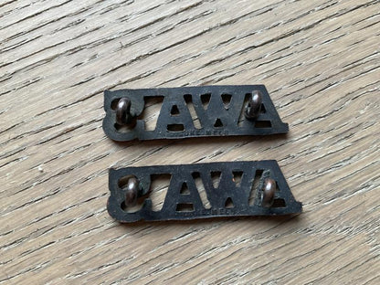 WW2 A.W.A.S (Australian Womens Army Service) titles