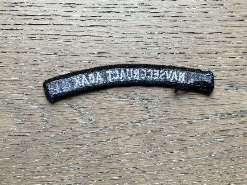 U.S.N shoulder title NAVSECGRUACT ADAK