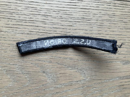 U.S.N shoulder title U.S.S ORION