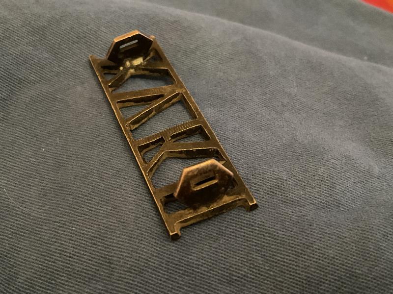 Pre 1922 15th Kings Hussars brass shoulder title