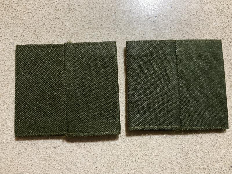 R.A.F Warrant officers olive green rank slides