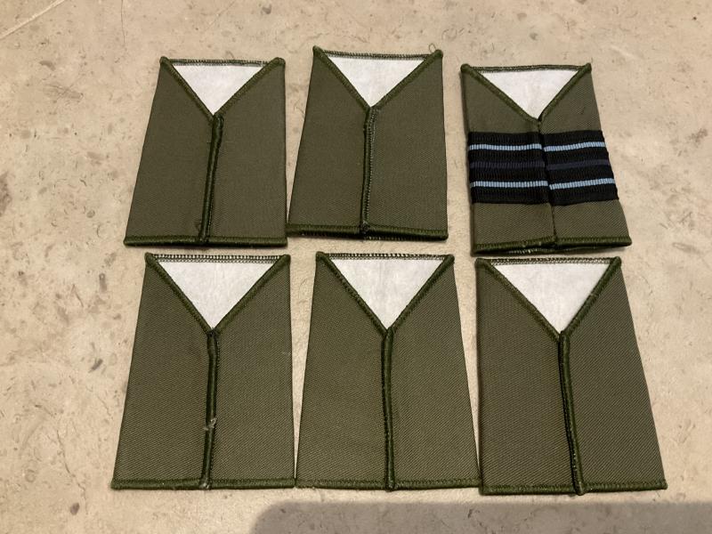 RAF I.S.S.U rank slides x 6 various