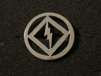 Gradia Militaria -  B.S.A.P Radio operators chrome sleeve badge