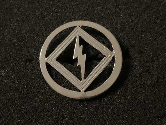 Gradia Militaria -  B.S.A.P Radio operators chrome sleeve badge