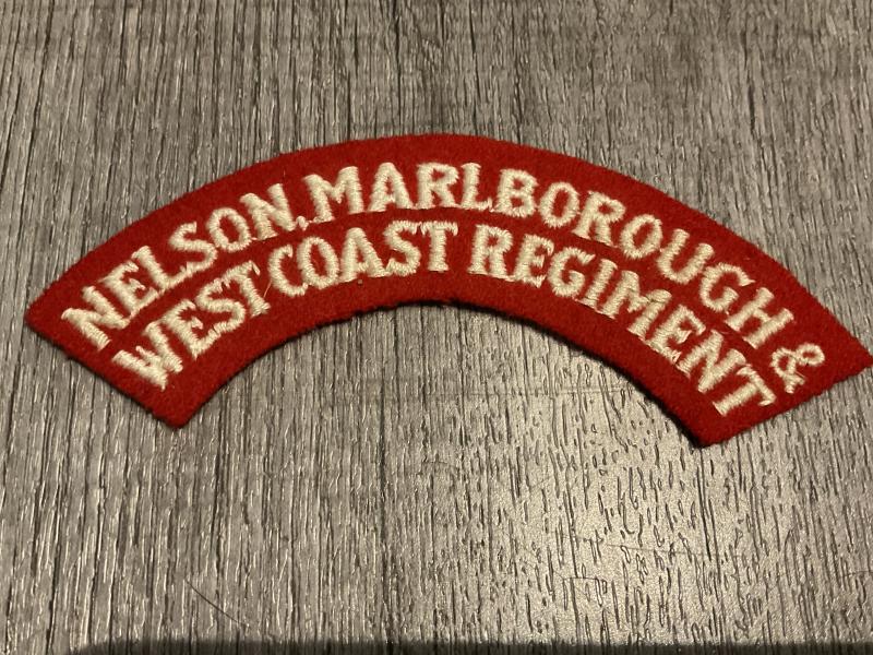 NELSON, MARLBOROUGH & WEST COAST REGIMENT title