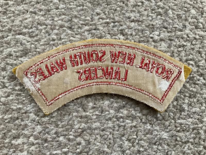 ROYAL NEW SOUTH WALES LANCERS shoulder title