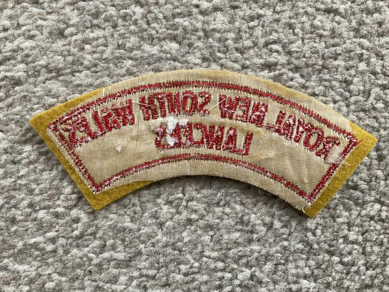 ROYAL NEW SOUTH WALES LANCERS cloth title
