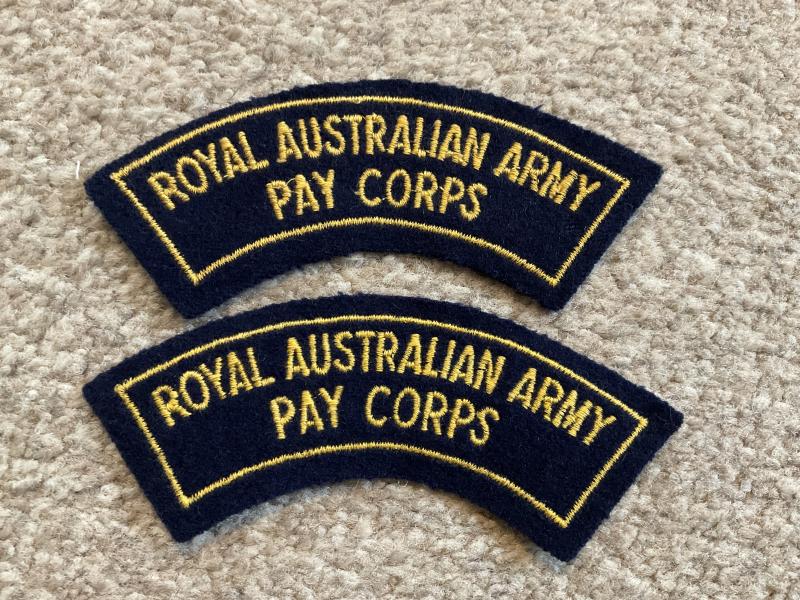 Gradia Militaria -  ROYAL AUSTRALIAN ARMY PAY CORPS titles