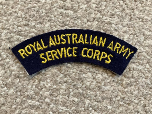 Gradia Militaria -  ROYAL AUSTRALIAN ARMY SERVICE CORPS title