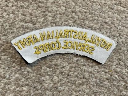 ROYAL AUSTRALIAN ARMY SERVICE CORPS title