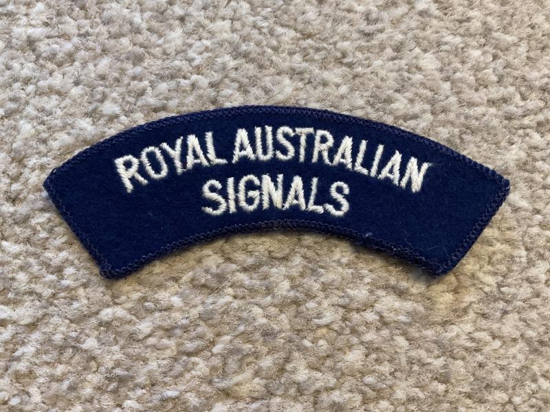 Gradia Militaria -  ROYAL AUSTRALIAN SIGNALS cloth title