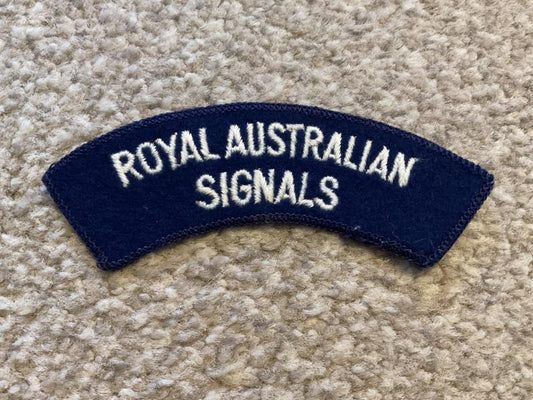 Gradia Militaria -  ROYAL AUSTRALIAN SIGNALS cloth title