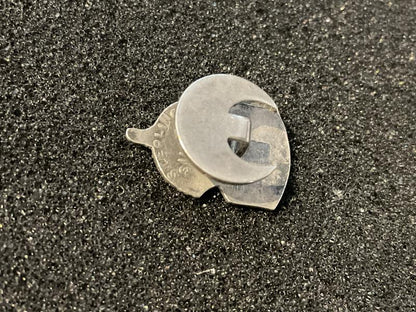 Miniature sterling silver marked A.R.P lapel badge