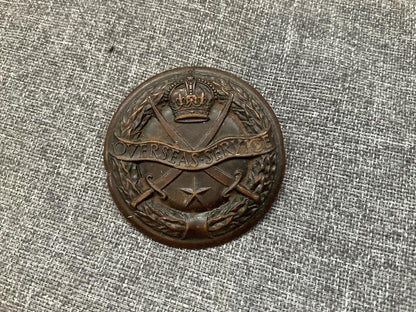 Gradia Militaria -  WW2 Indian Army Overseas Service bronze badge