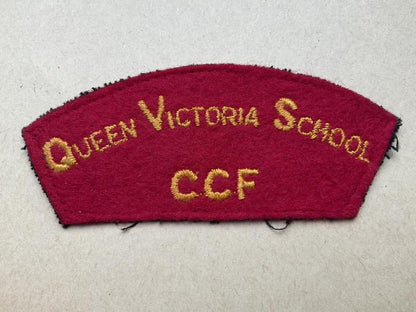 Gradia Militaria -  QUEEN VICTORIA SCHOOL C.C.F shoulder title
