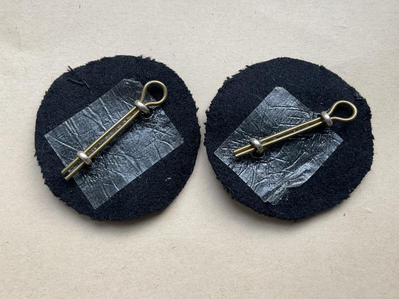 9th/12th Royal Lancers anodised collar badge