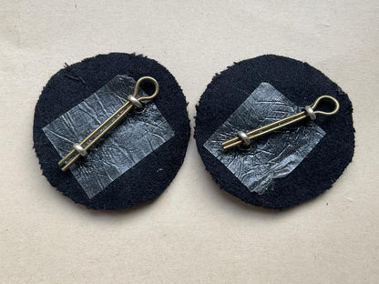 9th/12th Royal Lancers anodised collar badge