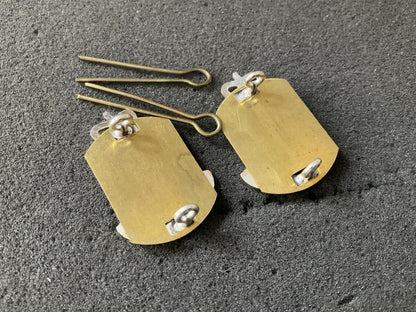 The Queens Own Hussars anodised collar badges