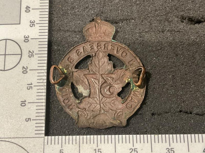 WW1 C.E.F 37th Inf Battalion collar badge