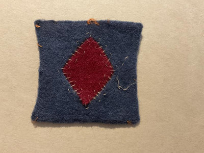 WW2 British 61st Div cloth formation sign