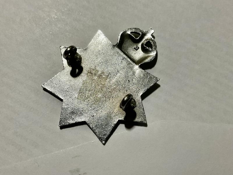 WW2 N.F.S (National Fire Service) cap badge