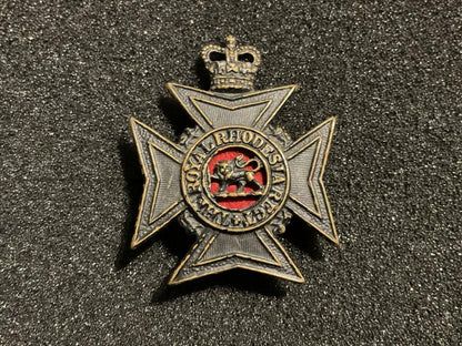 Gradia Militaria -  Q/C The Royal Rhodesia Regiment cap badge