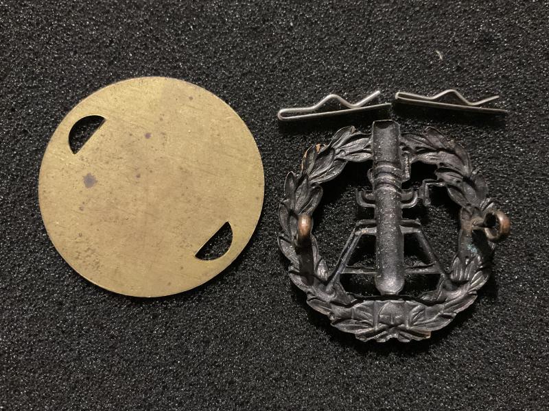 WW2 Australian Mortar Man sleeve badge