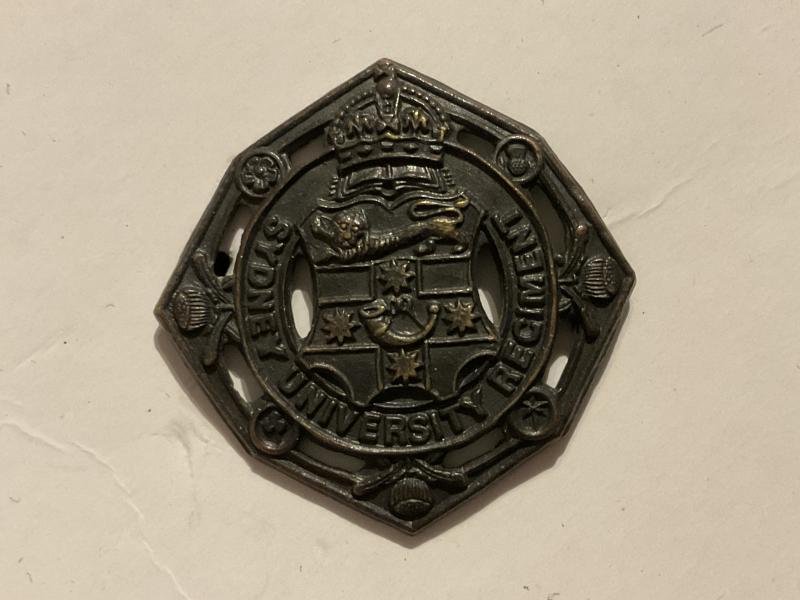 Gradia Militaria -  K/C Sydney University Regiment collar badge