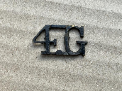 Gradia Militaria -  WW1 4th prince of wales Own Gurkha Rifles shoulder title