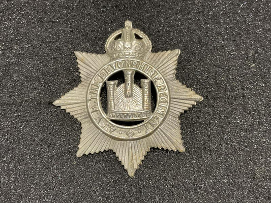 Gradia Militaria -  4th Volunteer Battalion Devonshire Regt  cap badge