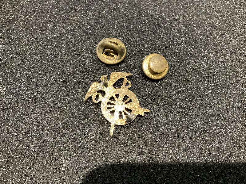 WW2 Officers Quartermasters collar badge by Meyer