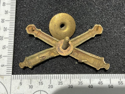 WW1 U.S Field Artillery other ranks Artillery hat badge