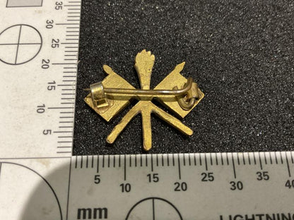 WW2 US Army signals corps officers collar badge