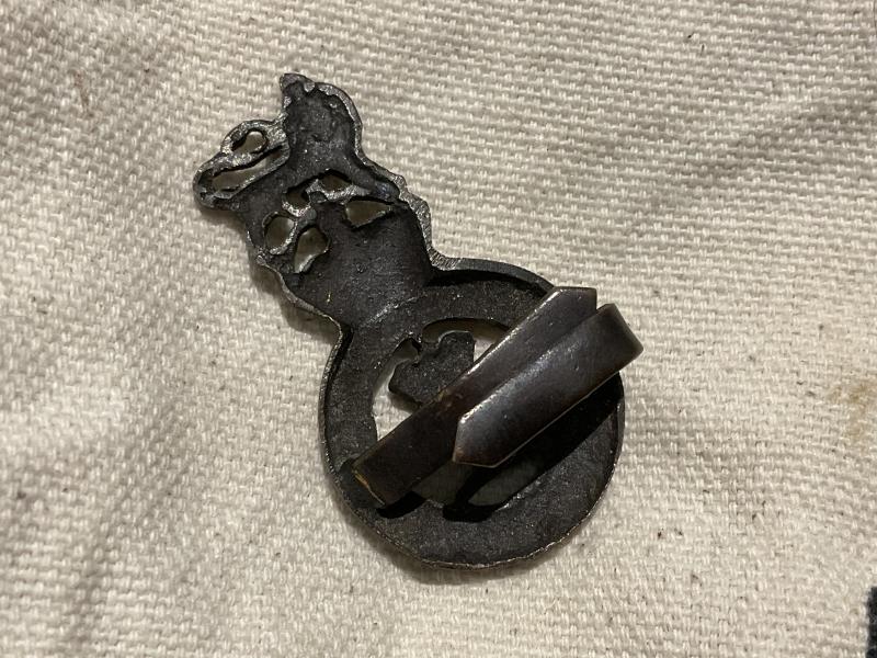 WW2 Royal Devon Yeomanry Artillery O.S.D cap badge