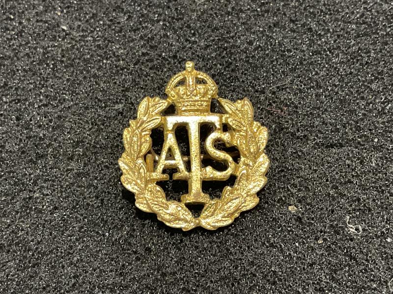 Gradia Militaria -  WW2 A.T.S gilt sweetheart made by GAUNT LONDON