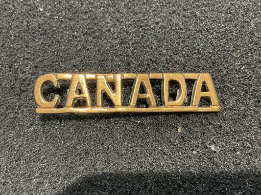 Gradia Militaria -  WW1 C.E.F CANADA shoulder title