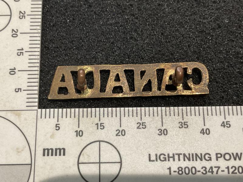 WW1 C.E.F CANADA shoulder title