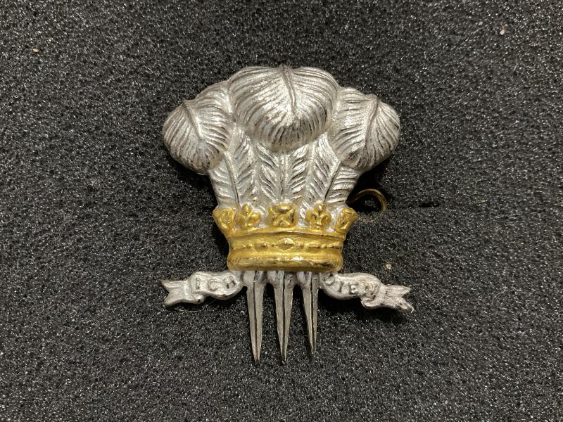 Gradia Militaria -  10th Royal Hussars (Prince of Wales Own) officers cap badge