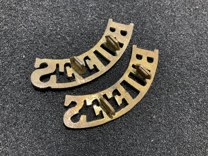 East Kent Regiment (BUFFS) brass titles