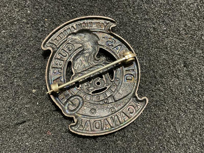 Gradia Militaria -  WW1 C.E.F 13th Inf Batt, 48th Highlanders collar badge