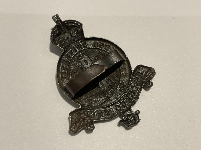 K/C Cambridge University O.T.C Bronze O.S.D cap badge