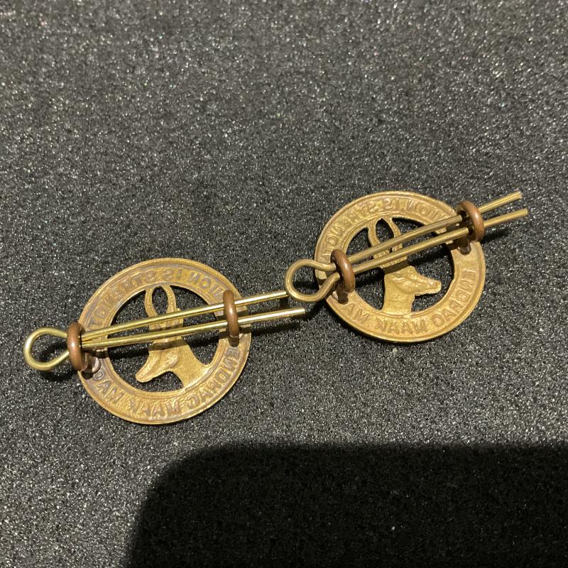 WW2 South African General Service collar badges