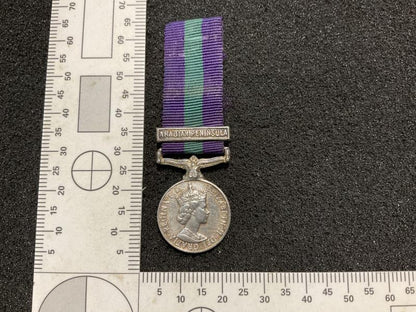 Gradia Militaria -  Miniature Arabian Penninsula General service medal